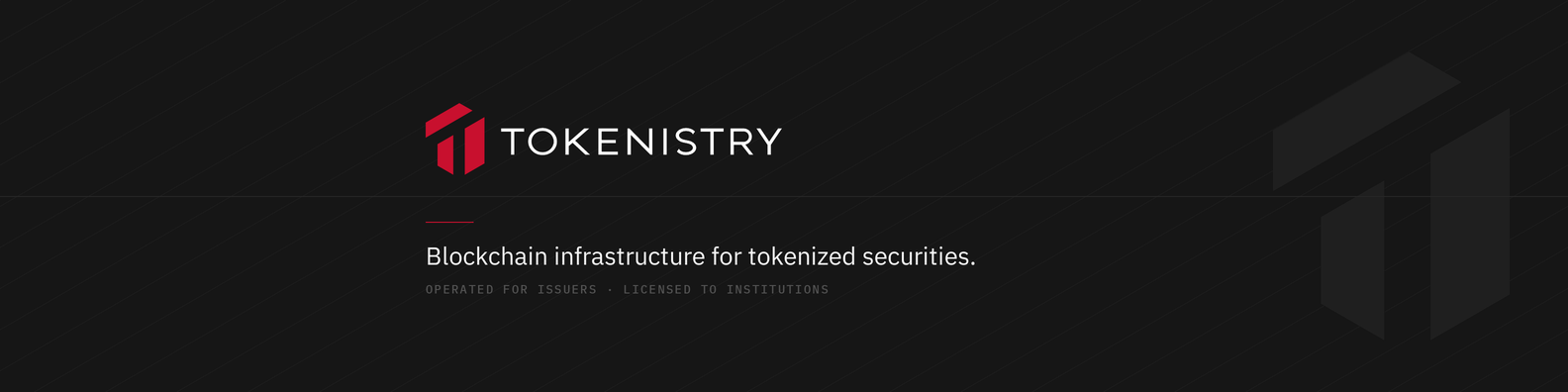 The block banner: the Tokenistry logo on a black ground
